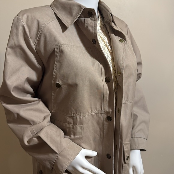 London Fog Women's Tan Trench Coat - Picture 2 of 5